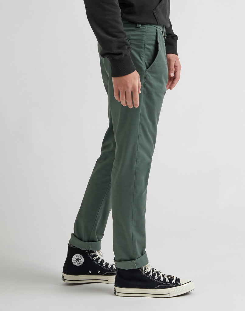 Pantaloni chino slim verdi da uomo Lee