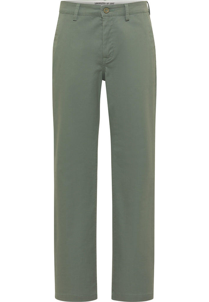 Pantaloni chino slim verdi da uomo Lee