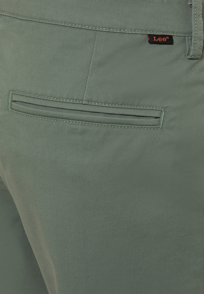 Pantaloni chino slim verdi da uomo Lee
