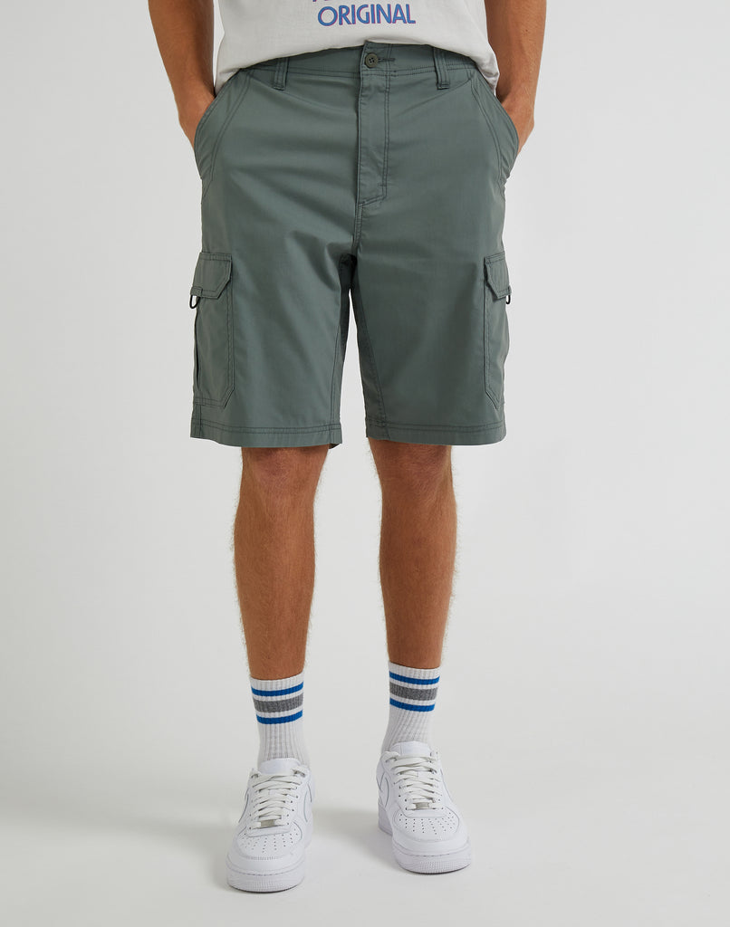 Pantaloncini short cargo verdi da uomo Lee Extreme Motion Crossroad