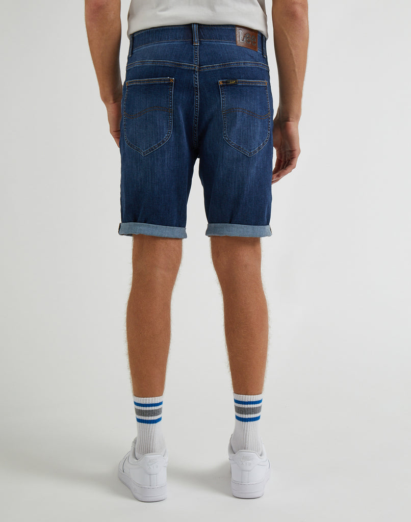 Jeans corti lavaggio medio da uomo Lee MVP