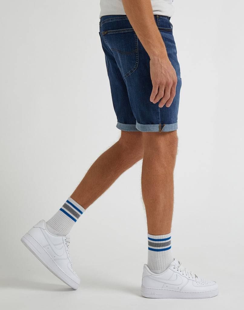 Jeans corti lavaggio medio da uomo Lee MVP