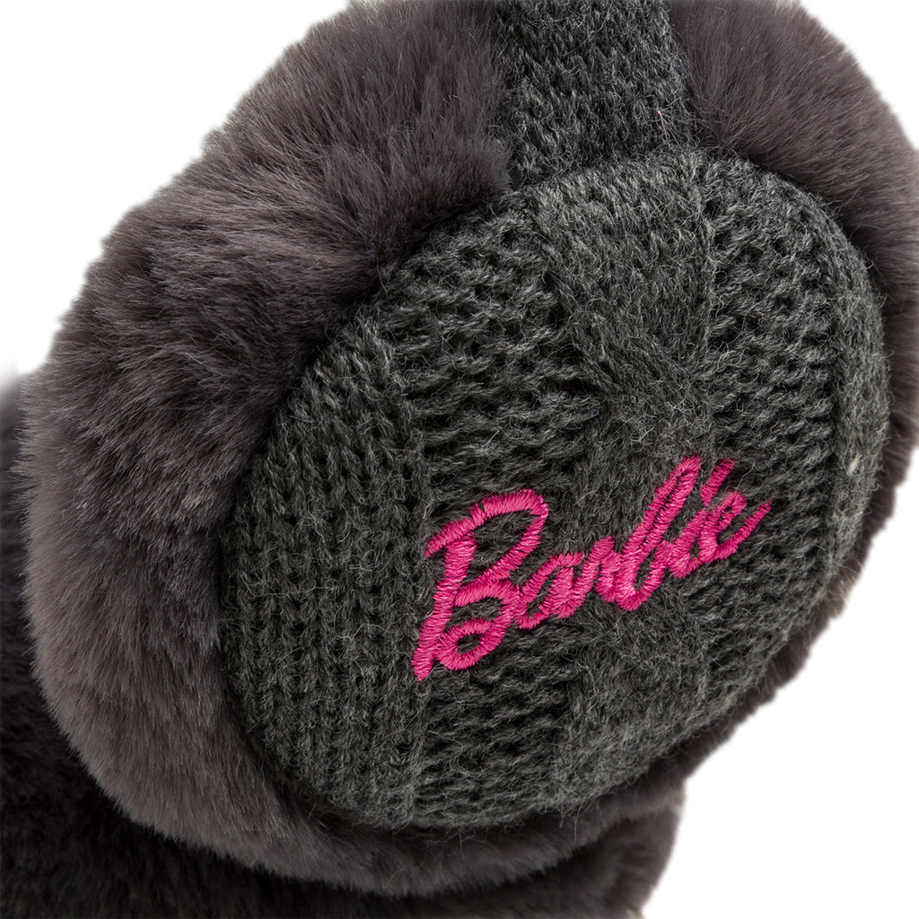 Paraorecchie grigio da donna con logo Barbie