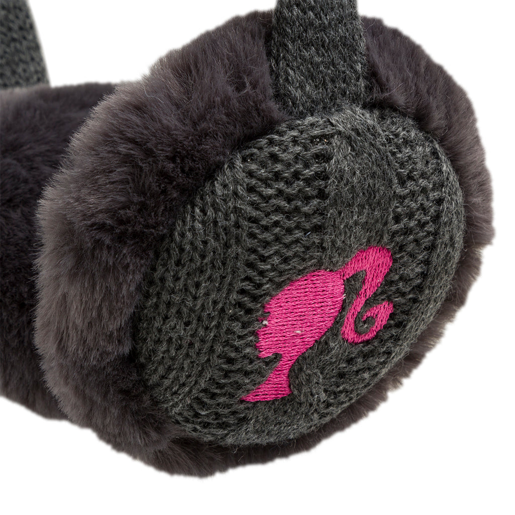 Paraorecchie grigio da donna con logo Barbie