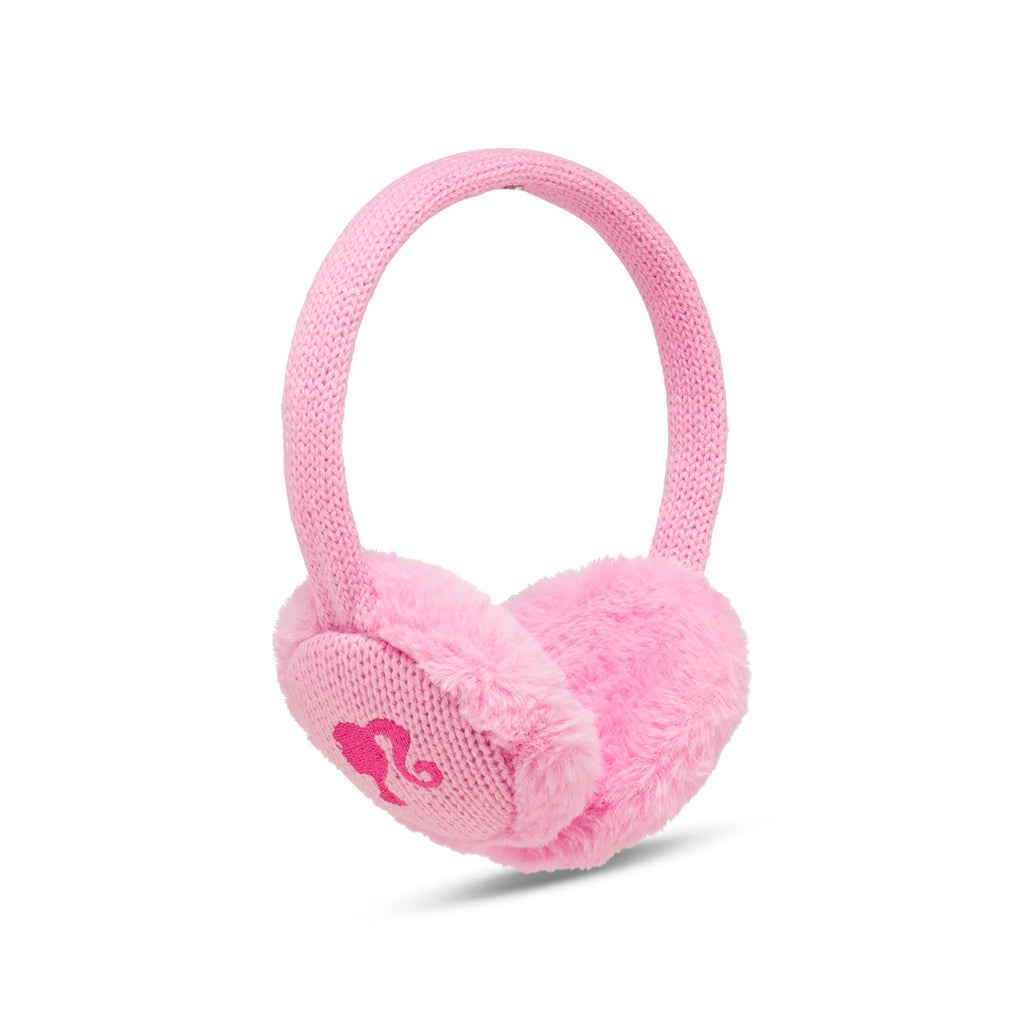 Paraorecchie rosa da donna con logo Barbie