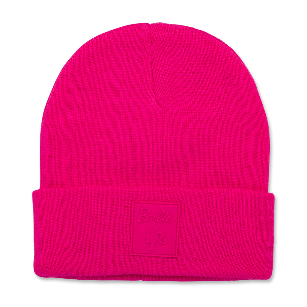 Berretto fucsia da donna con logo Barbie