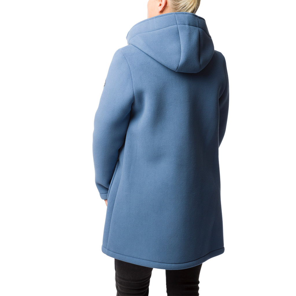 Cappotto blu da donna con cappuccio Swish Jeans