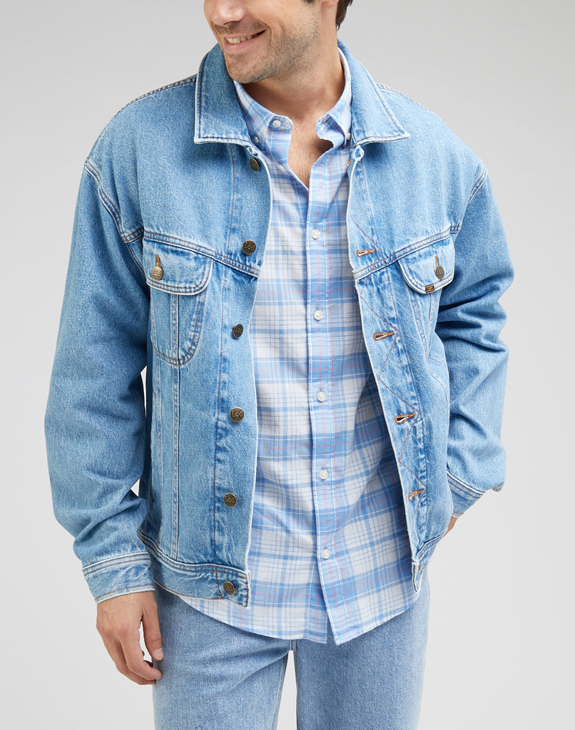 Giacca di jeans da uomo Lee Relaxed Rider Jacket