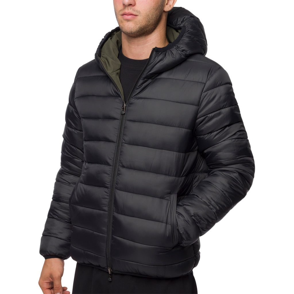 Giacca tecnica reversibile verde da uomo Gate 76