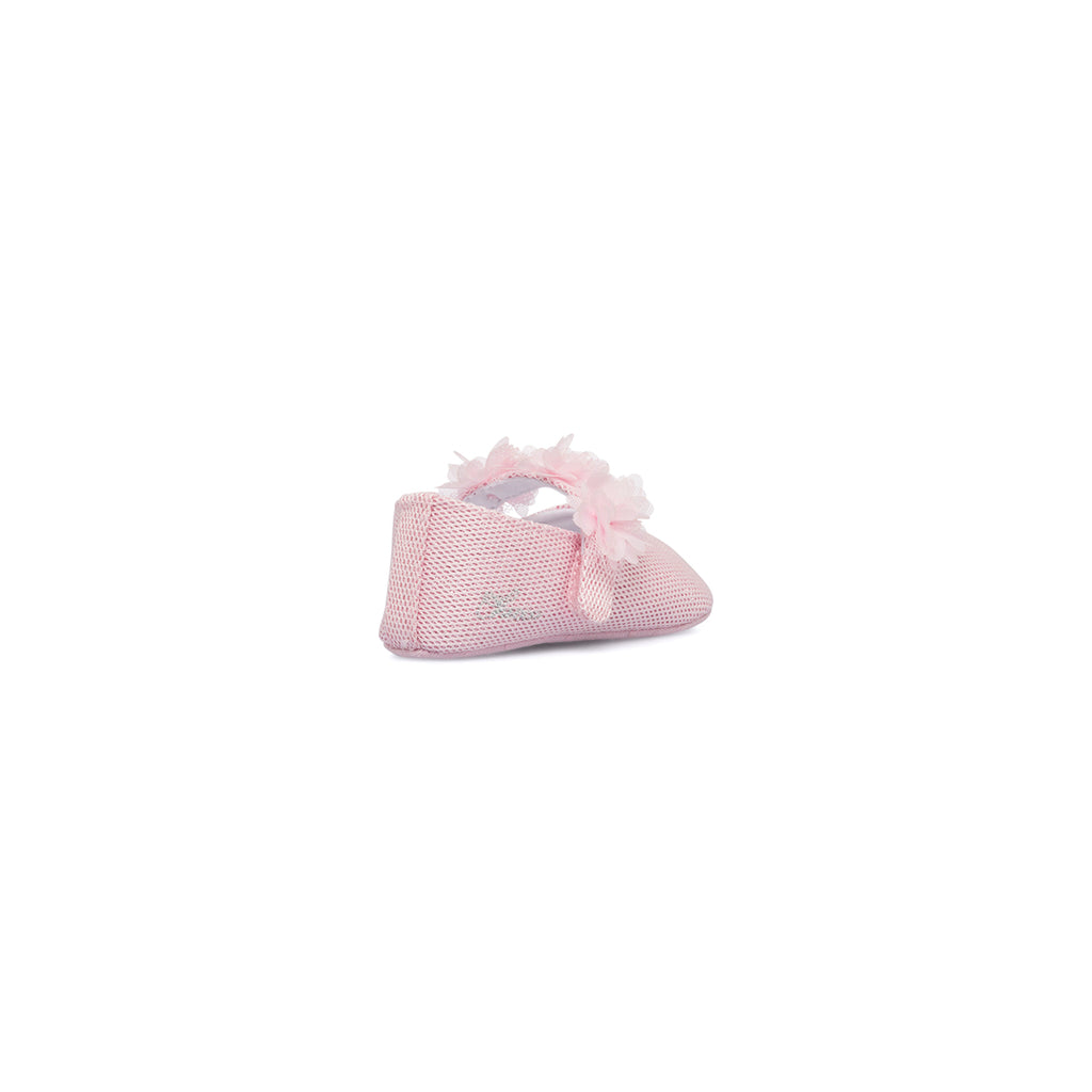Ballerine primi passi rosa da bambina con fiorellini Chicco Nedela