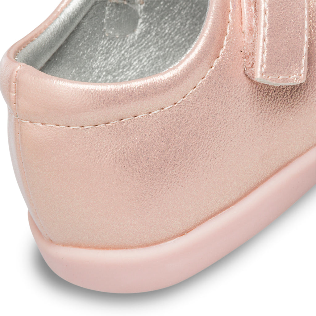 Ballerine primi passi rosa da bambina con glitter Le scarpe di Alice
