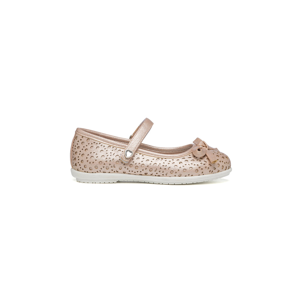 Ballerine rosa con fiocchetto e dettagli brogue Le scarpe di Alice