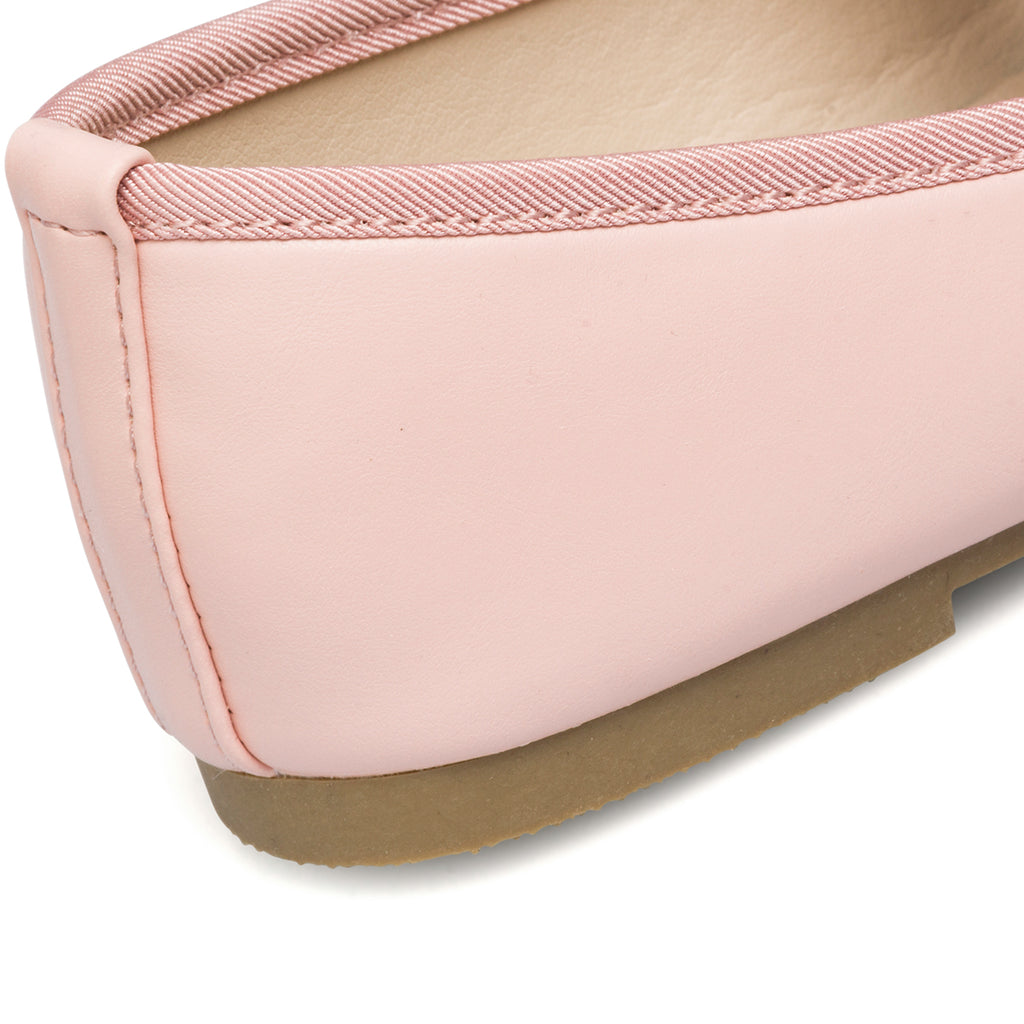 Ballerine rosa con fascia arcobaleno Le scarpe di Alice