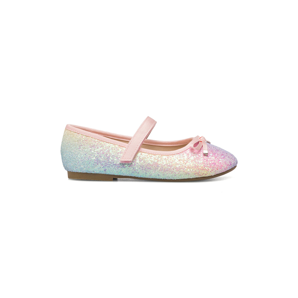 Ballerine multicolore effetto glitterato Le scarpe di Alice