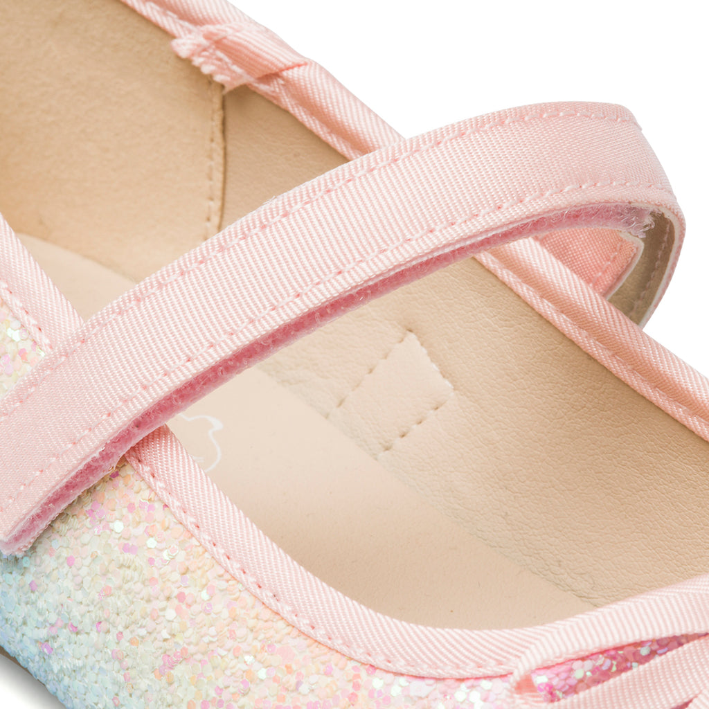 Ballerine multicolore effetto glitterato Le scarpe di Alice