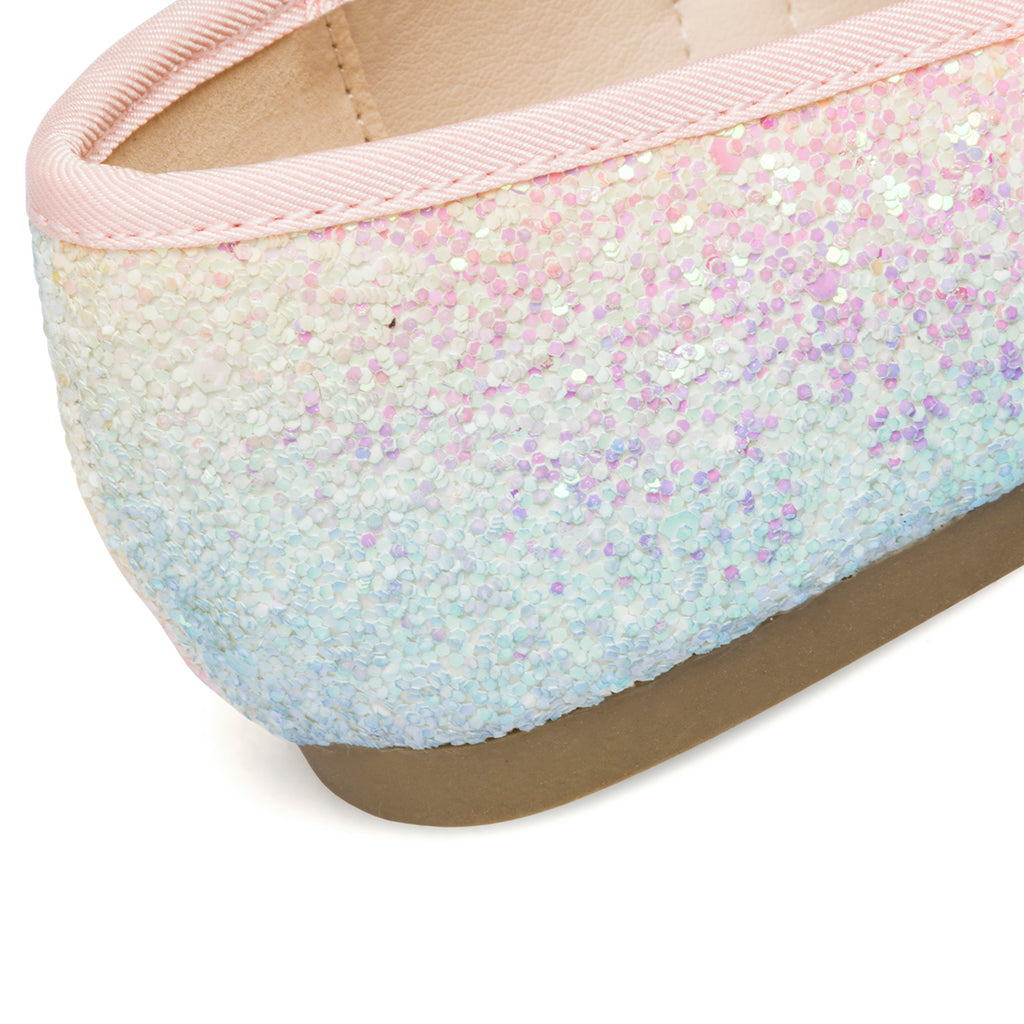 Ballerine multicolore effetto glitterato Le scarpe di Alice