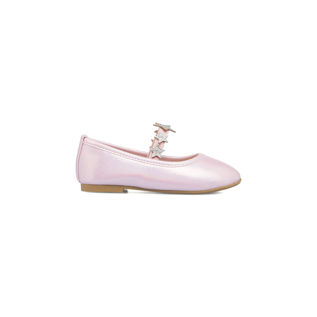 Ballerine rosa da bambina con stelline Le scarpe di Alice