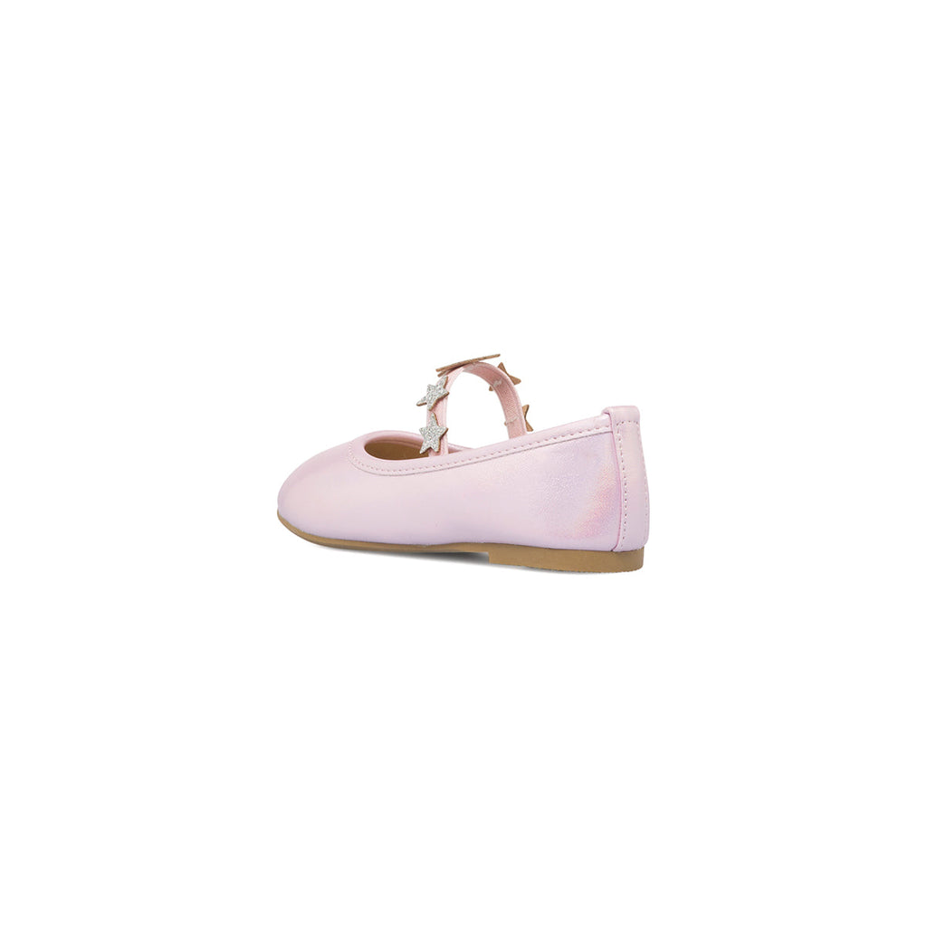 Ballerine rosa da bambina con stelline Le scarpe di Alice