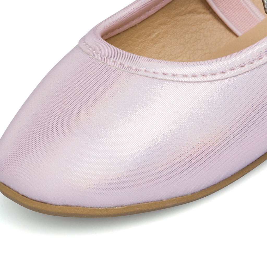 Ballerine rosa da bambina con stelline Le scarpe di Alice