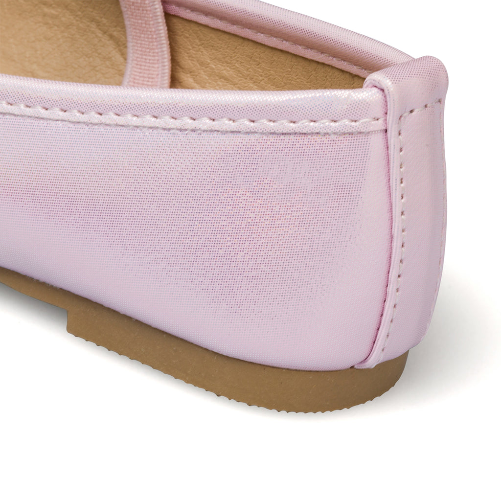 Ballerine rosa da bambina con stelline Le scarpe di Alice