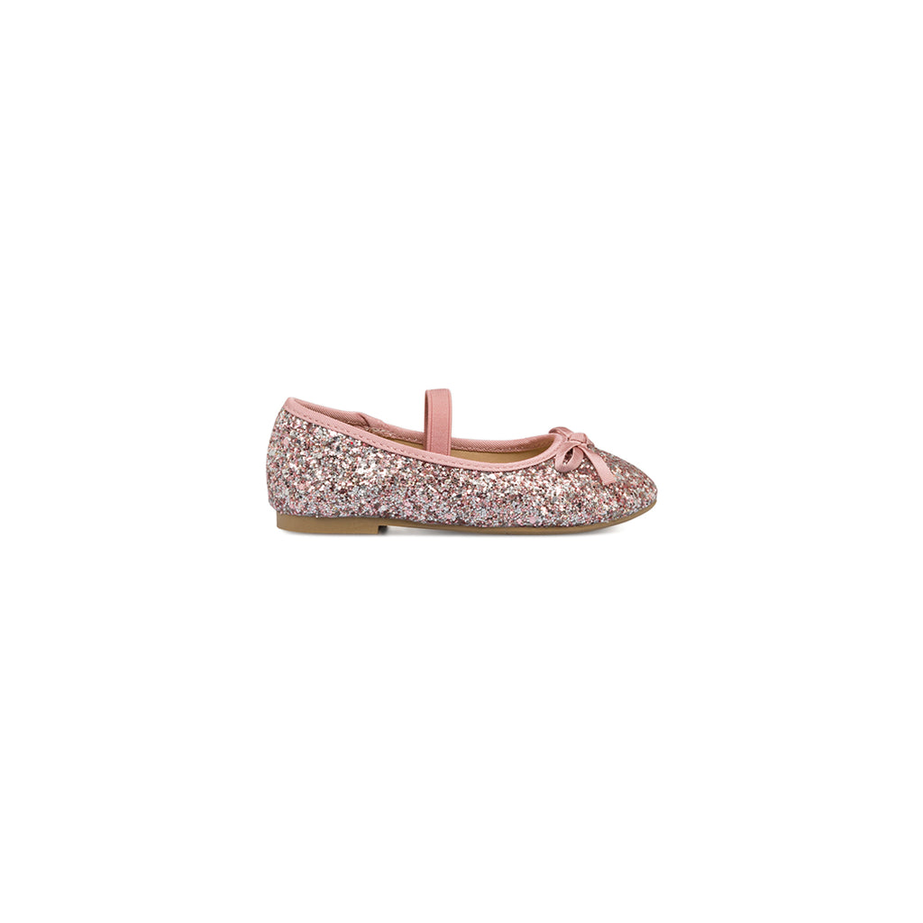 Ballerine rosa da bambina con paillettes Le scarpe di Alice