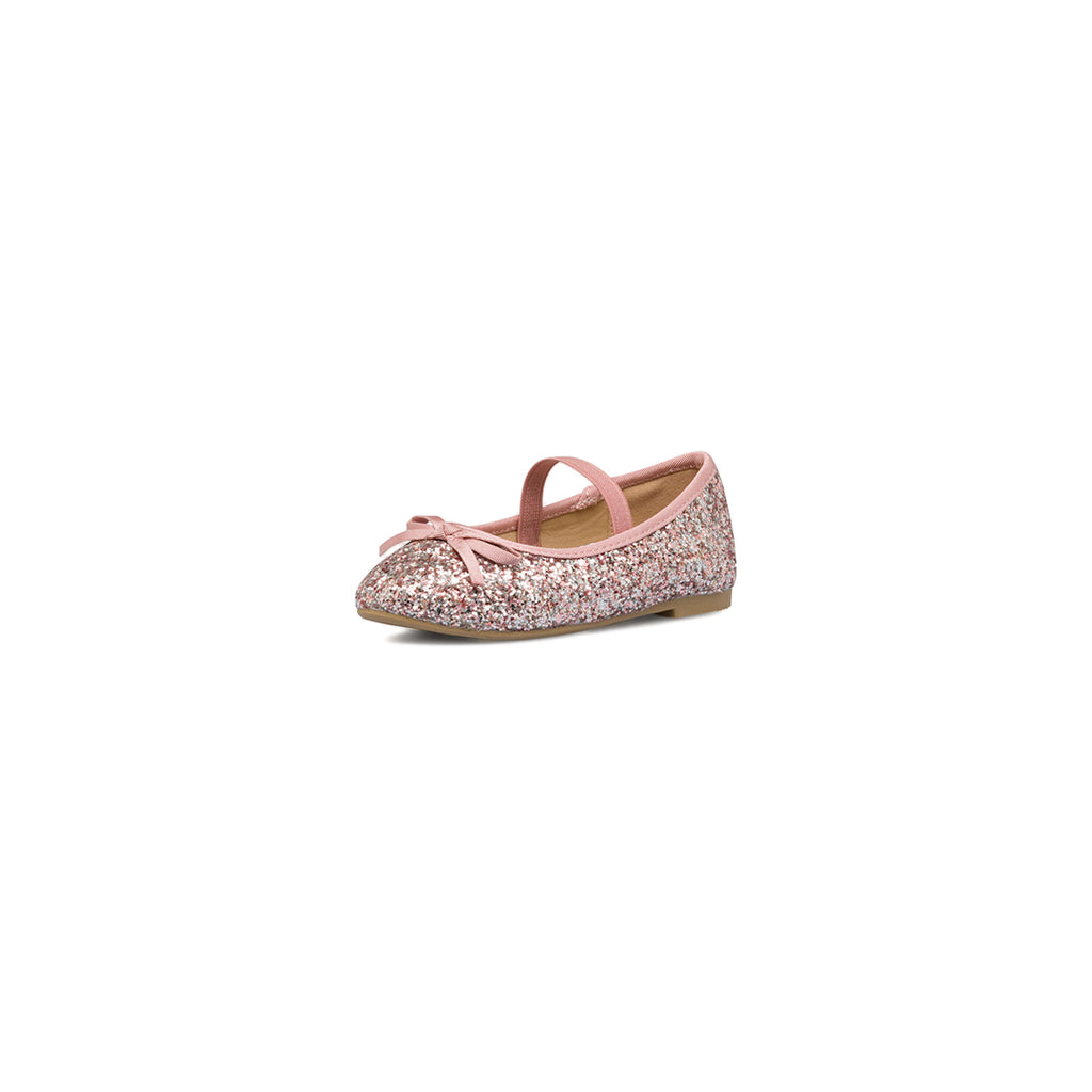 Ballerine rosa da bambina con paillettes Le scarpe di Alice