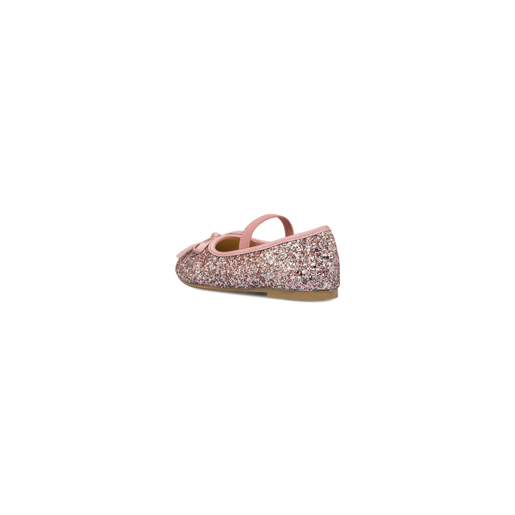 Ballerine rosa da bambina con paillettes Le scarpe di Alice