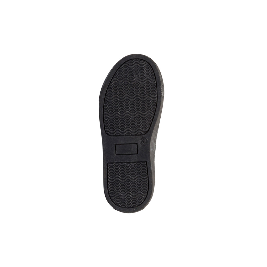Sneakers alte nere da bambina con zip 10 Baci
