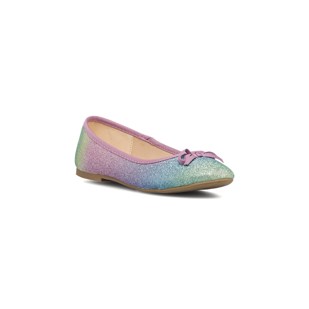 Ballerine arcobaleno effetto glitterato Le scarpe di Alice