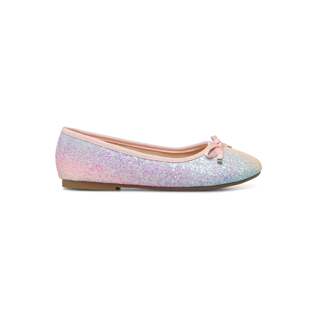 Ballerine multicolore effetto glitterato 10 Baci