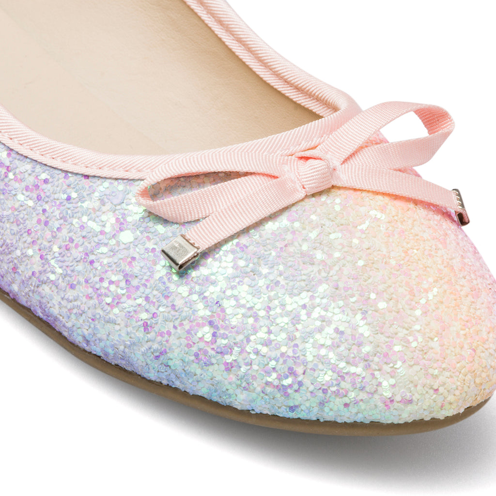 Ballerine multicolore effetto glitterato 10 Baci