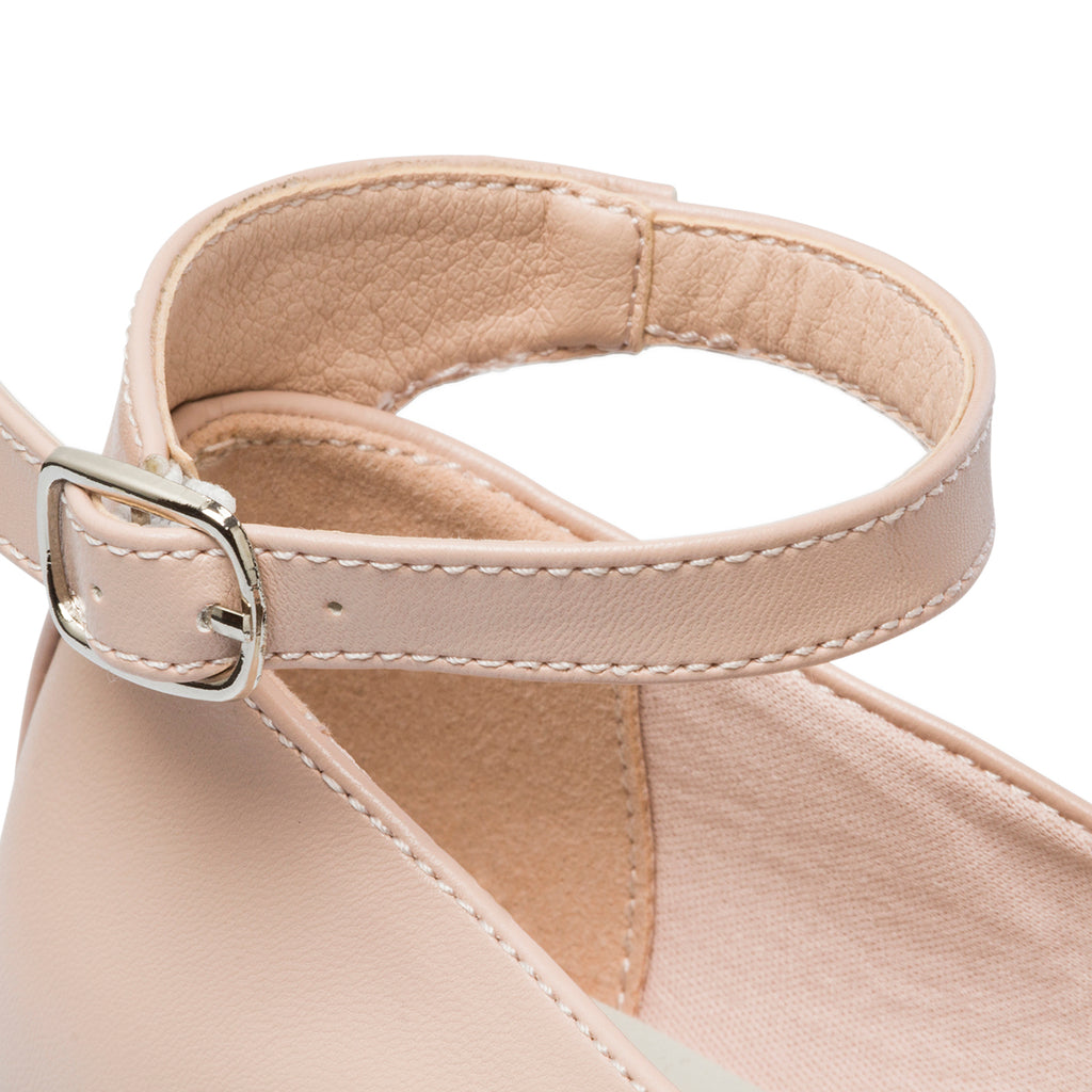 Ballerine rosa con strass sul fiocchetto 10 Baci