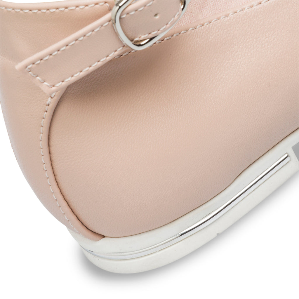 Ballerine rosa con strass sul fiocchetto 10 Baci