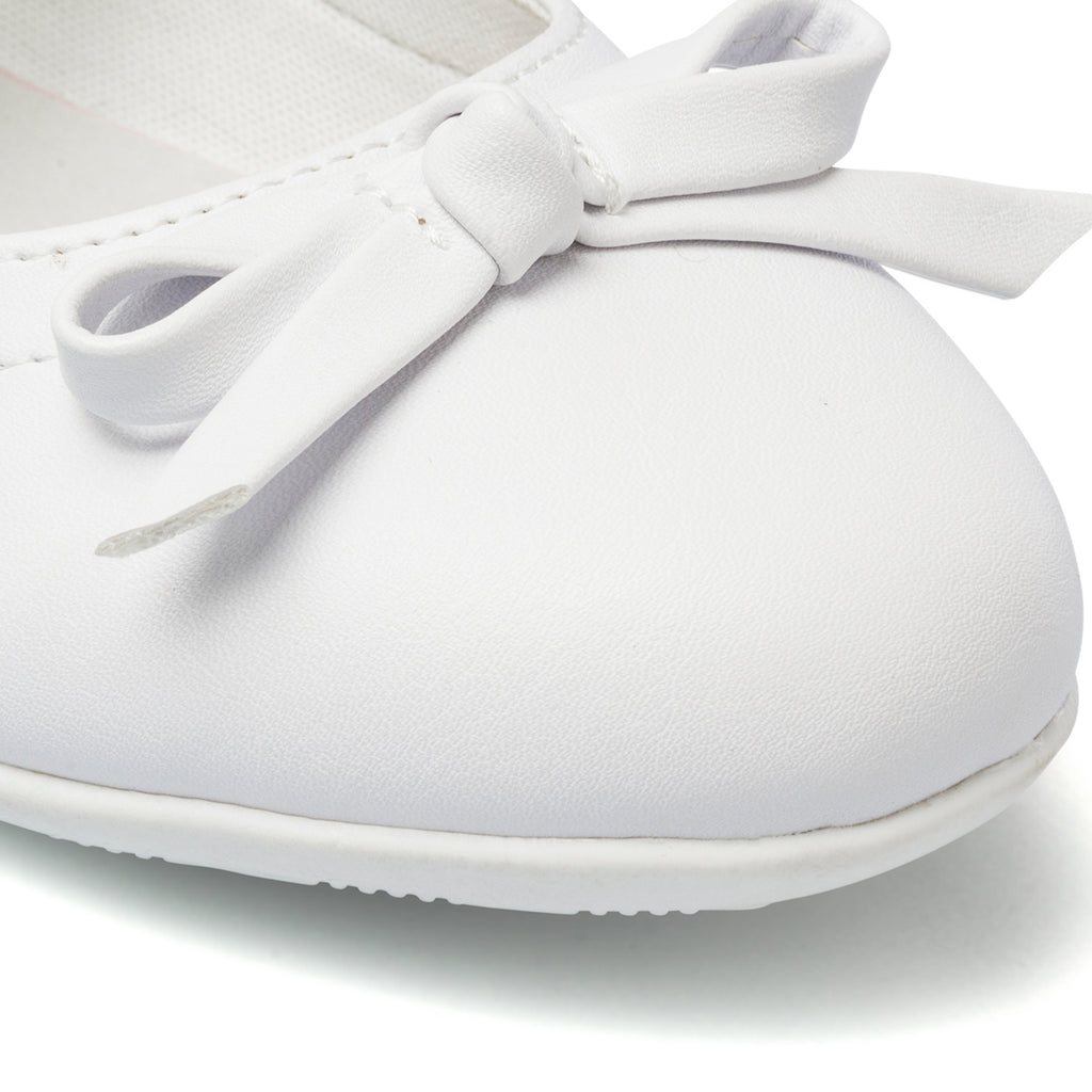 Ballerine bianche con strass 10 Baci