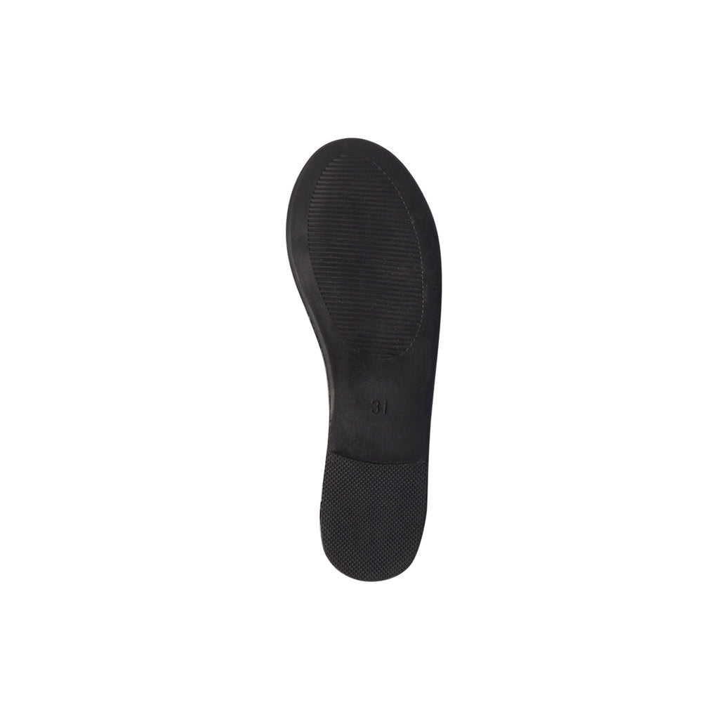 Ballerine nere effetto vernice da bambina 10 Baci