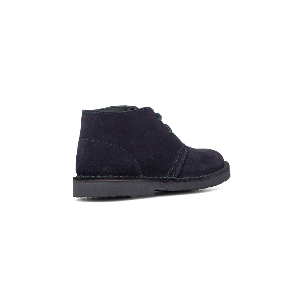 Polacchine blu navy in pelle scamosciata Weep & Smile