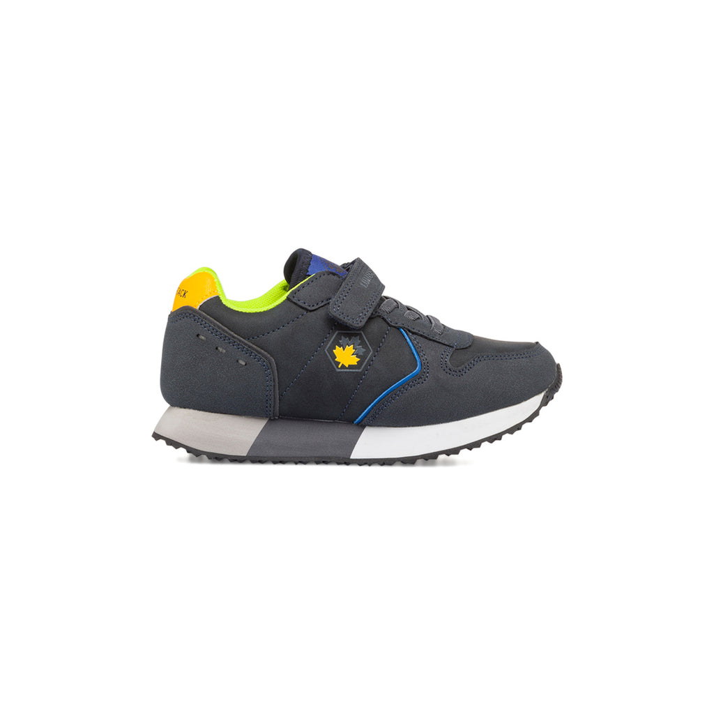 Sneakers blu da bambino con logo laterale Lumberjack Stormy