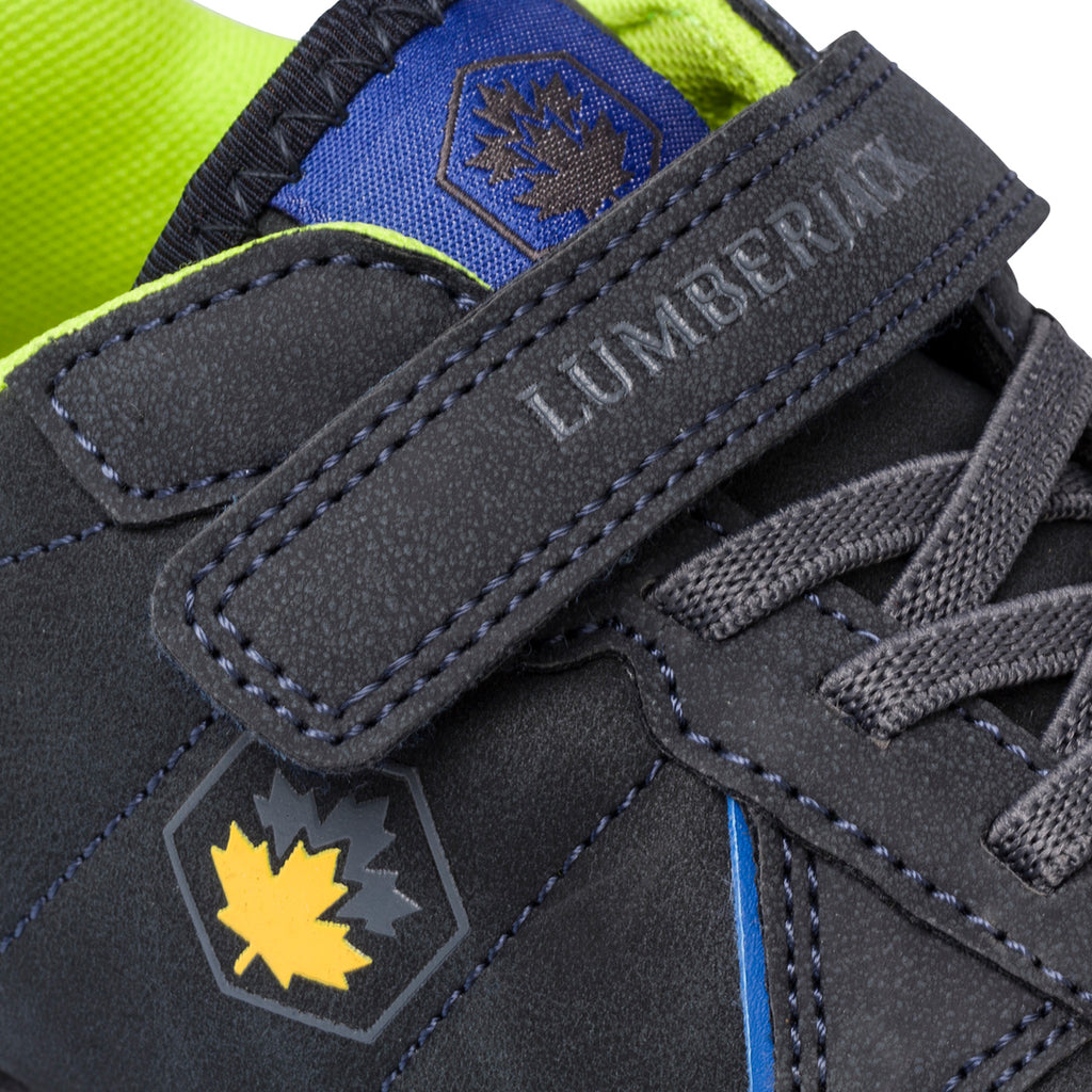Sneakers blu da bambino con logo laterale Lumberjack Stormy