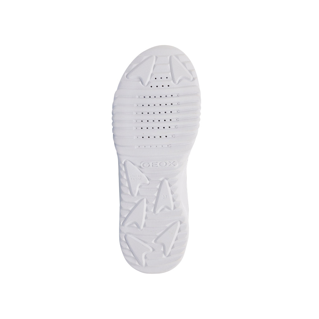 Sneakers traspiranti blu da ragazzo con luci nella suola Geox Assister