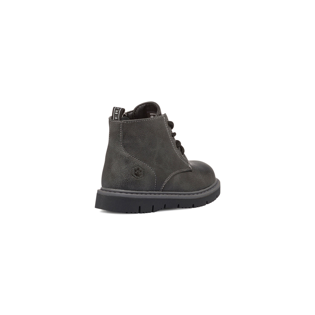 Scarponcini neri da bambina con zip laterale Lumberjack Gohan