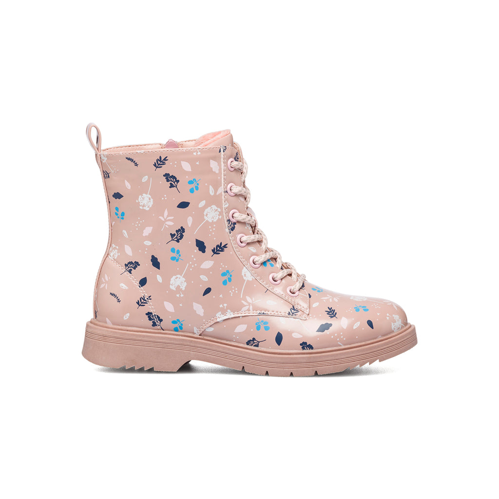 Anfibi rosa con stampa fiorellini 10 Baci