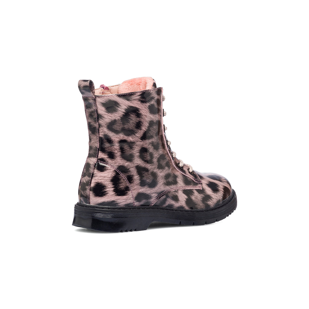 Anfibi rosa con stampa animalier 10 Baci