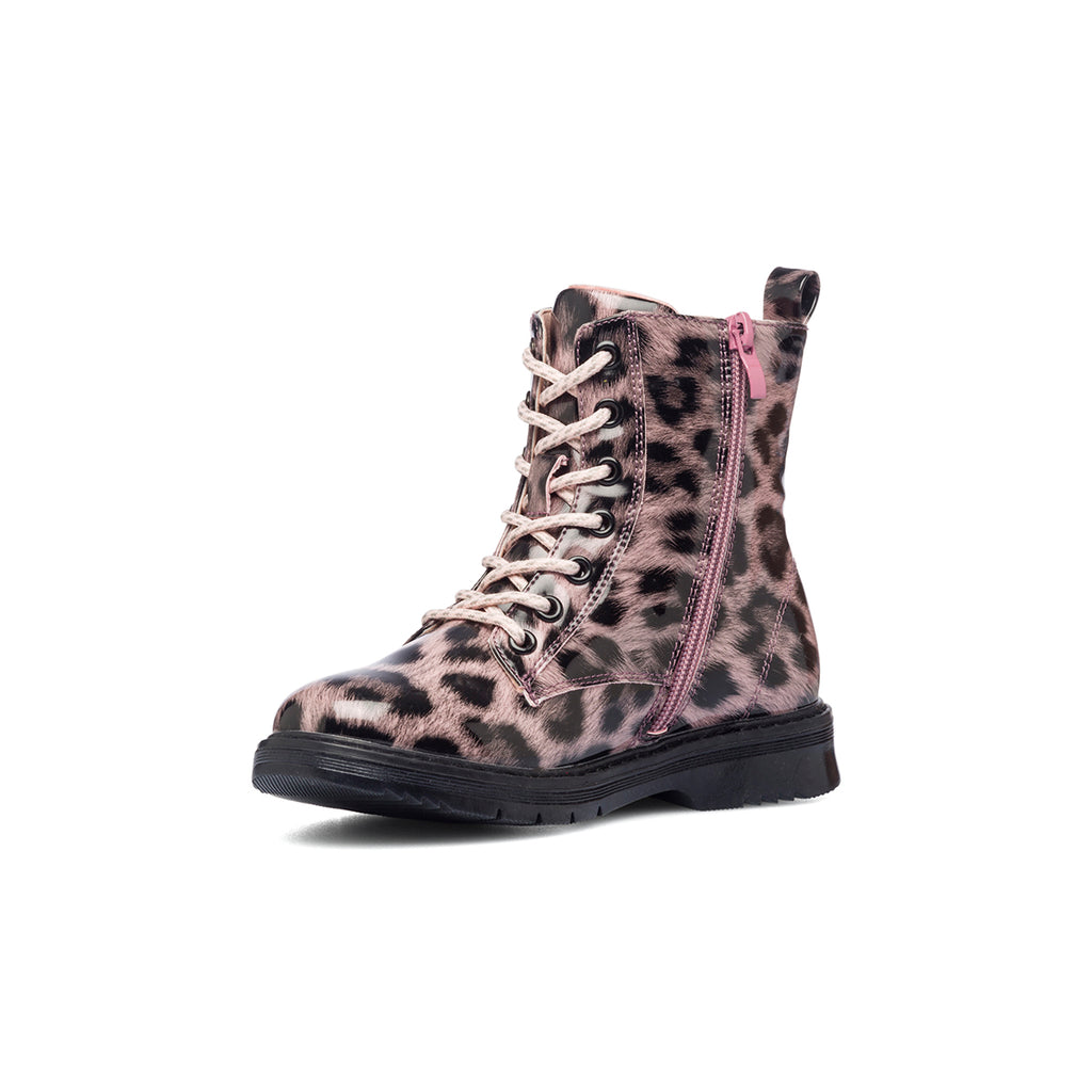 Anfibi rosa con stampa animalier 10 Baci