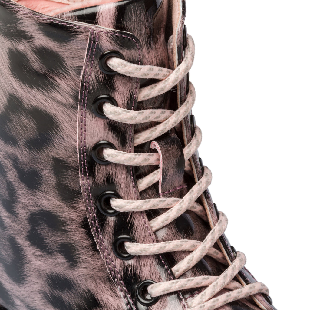 Anfibi rosa con stampa animalier 10 Baci