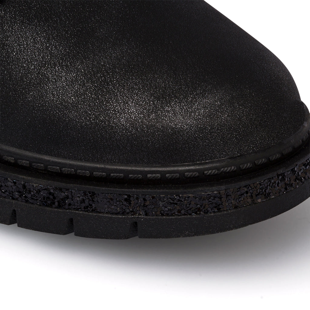 Anfibi neri da bambina con catenina Miss Sixty