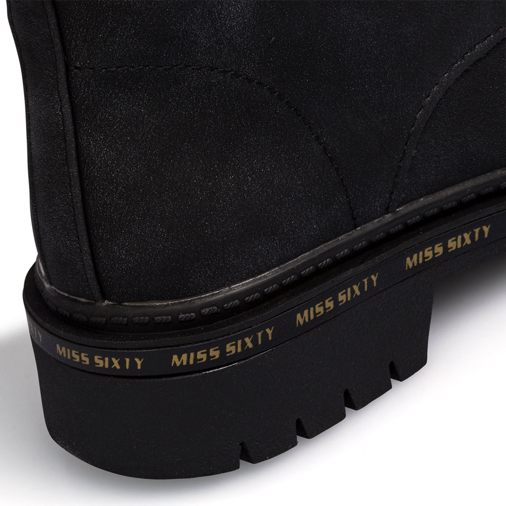 Anfibi neri da bambina con catenina Miss Sixty