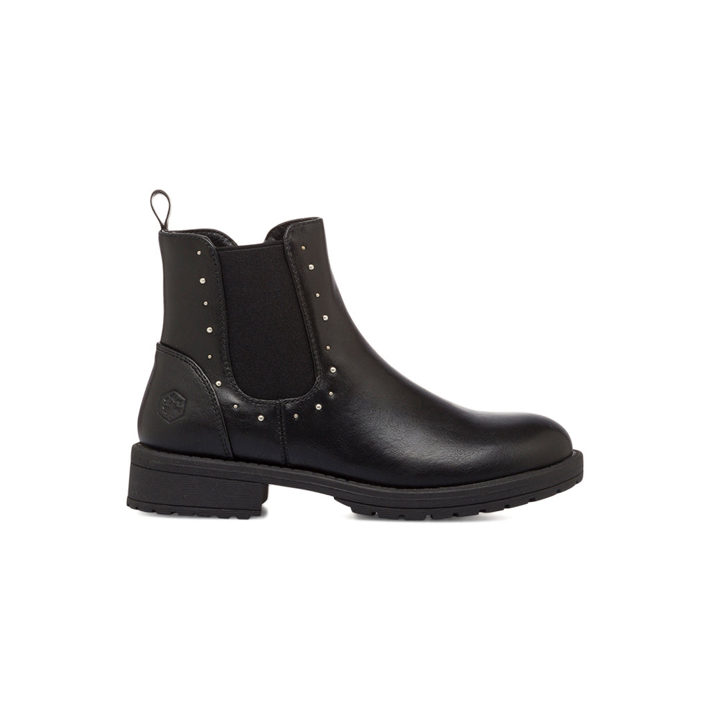 Stivaletti neri da bambina con inserto elastico Lumberjack Sweet