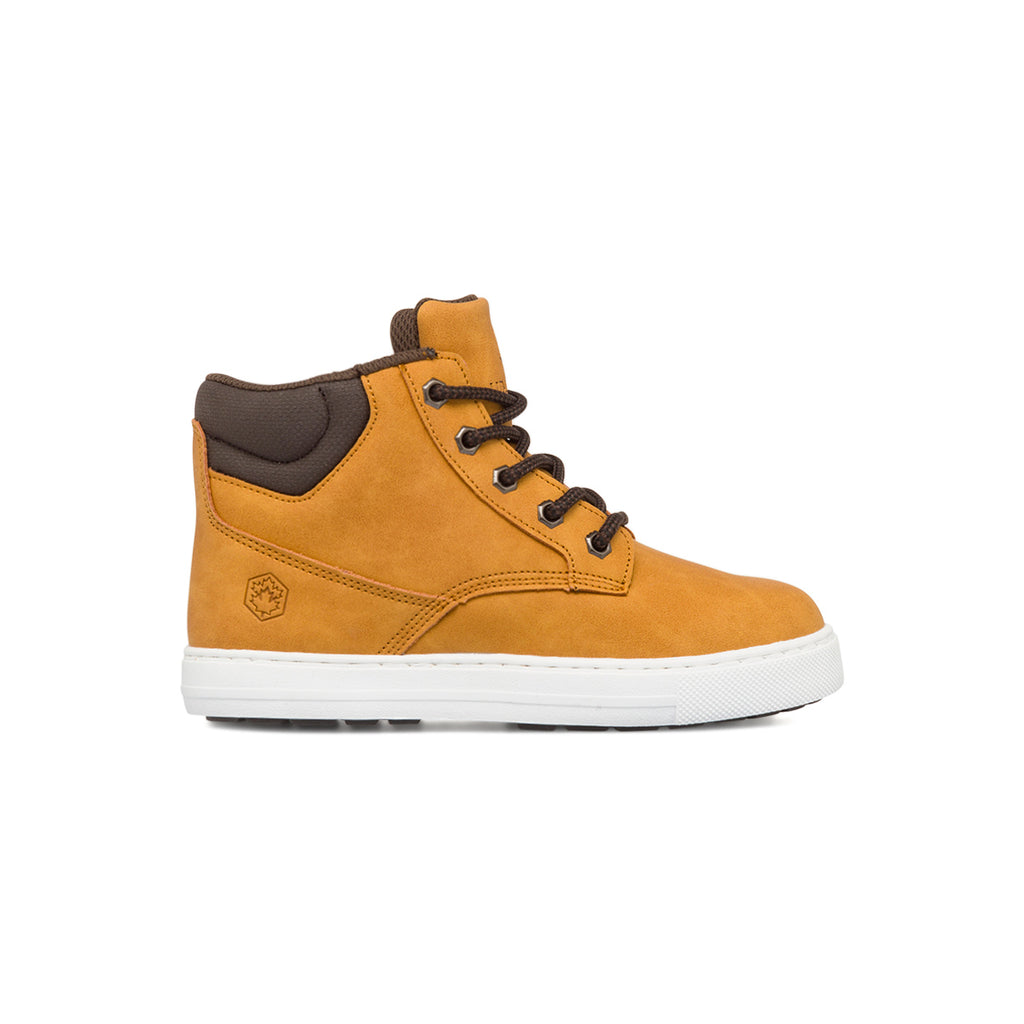 Scarponcini giallo ocra da bambino con zip laterale Lumberjack King