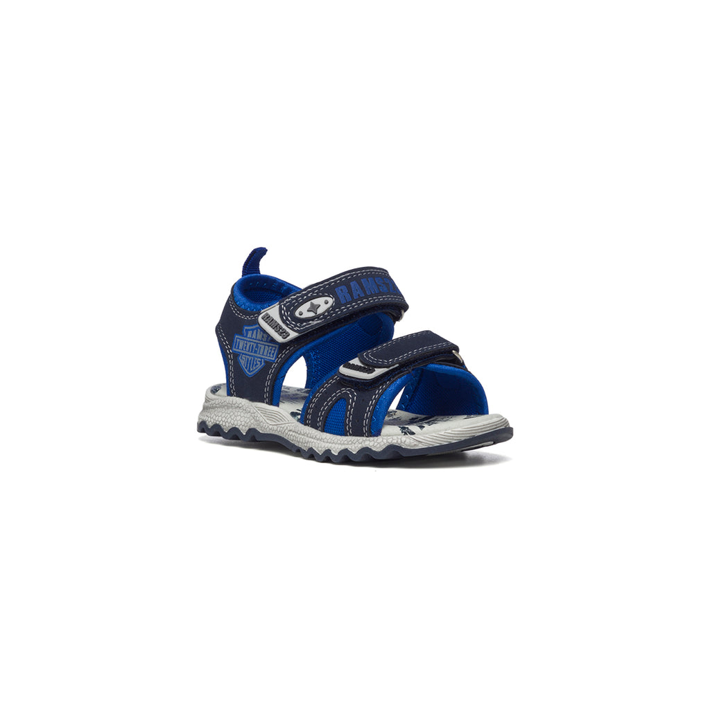 Sandali blu navy con cuciture a contrasto Rams 23