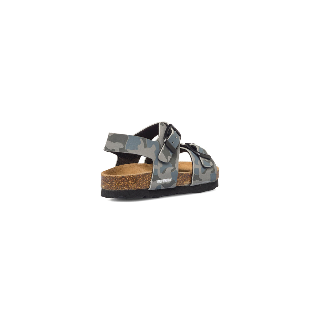 Sandali camouflage a doppia fascia da bambino Superga